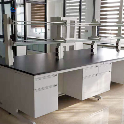 Moderne Witte Lab Wandbank Hoge duurzaamheid