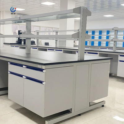 Customized Steel Lab Bench with Adjustable Handles