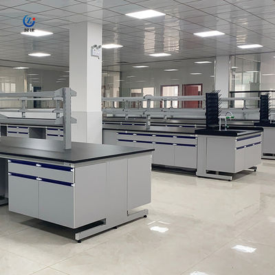 Customized Lab Workbenches with Casters Drawers Shelves Storage Lockers