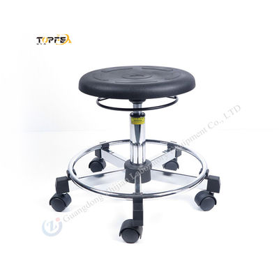 Wheel Adjustable Height Black Lab Lift Chair with Aluminum Alloy Foot