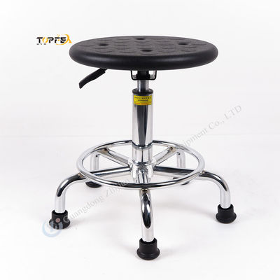 Adjustable Height Blue Lab Stools With 5 Wheels