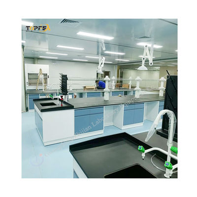 Functionality Customized All Steel Lab Bench With Drawers Cabinets / Shelving