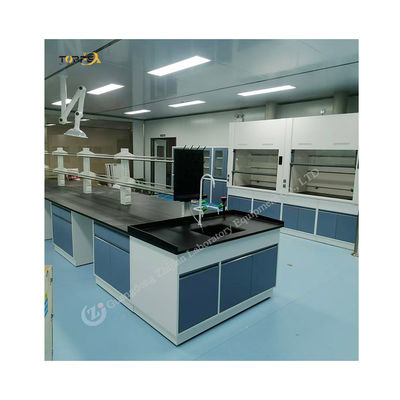 Customized Lab Island Bench With PP Material