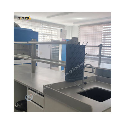 Customized All Steel Lab Bench With Load Capacity Drawers And Shelves