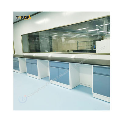 Customizable Length Lab Wall Bench With Steel Structure L750*W850*H850mm