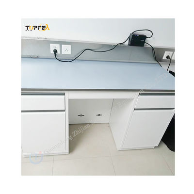Customizable Lab Wall-Mounted Bench With Length*W750*H850mm And Ceramic Table Top