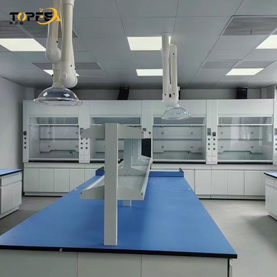 Customized Length 1500*850mm Steel Biology Lab Furniture for Environmental Testing Labs